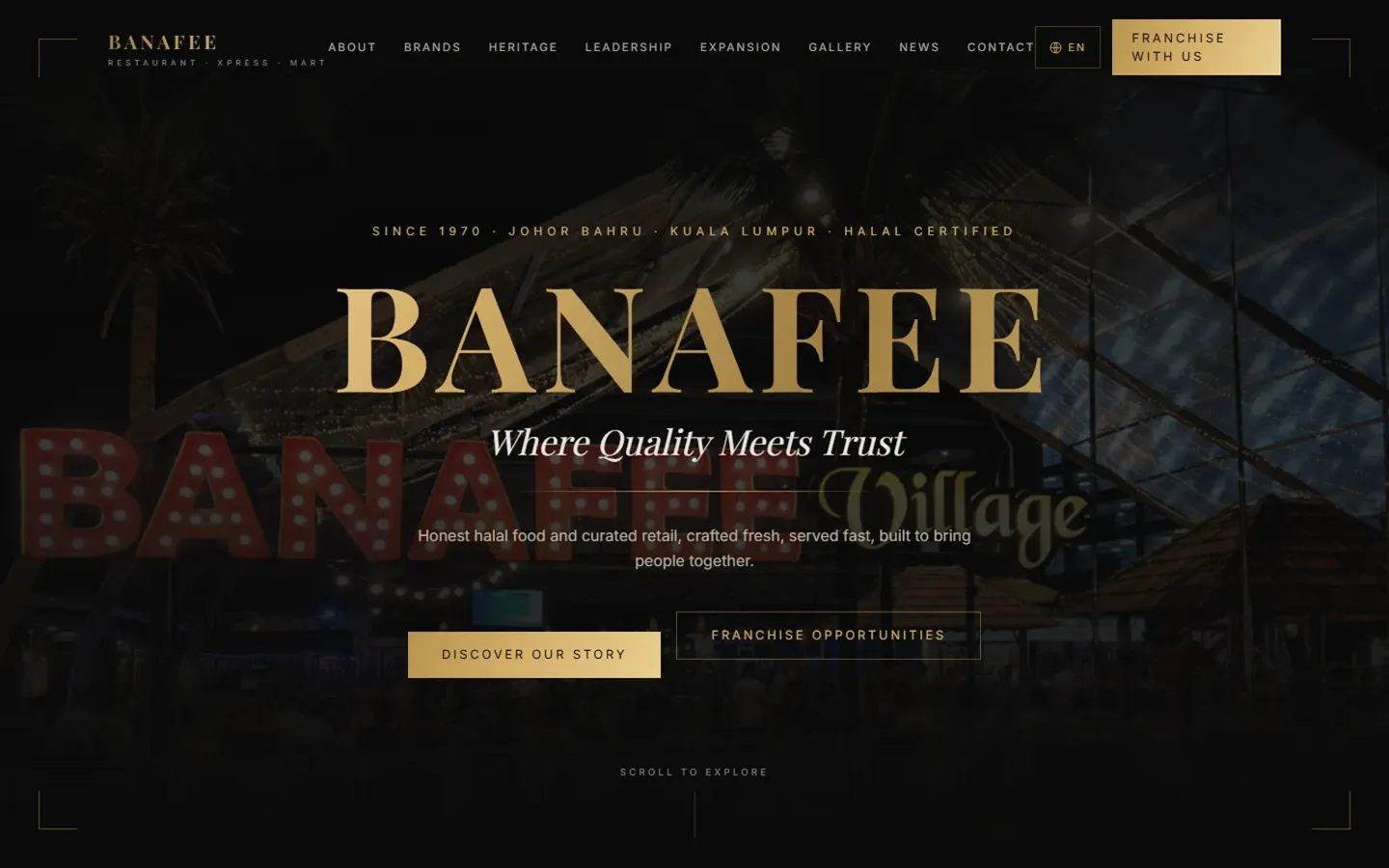 Banafee Group, corporate website